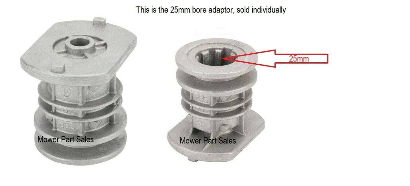 Spares2go Blade Boss Adapternabe 22,2mm Für Mountfield Rasenmäher